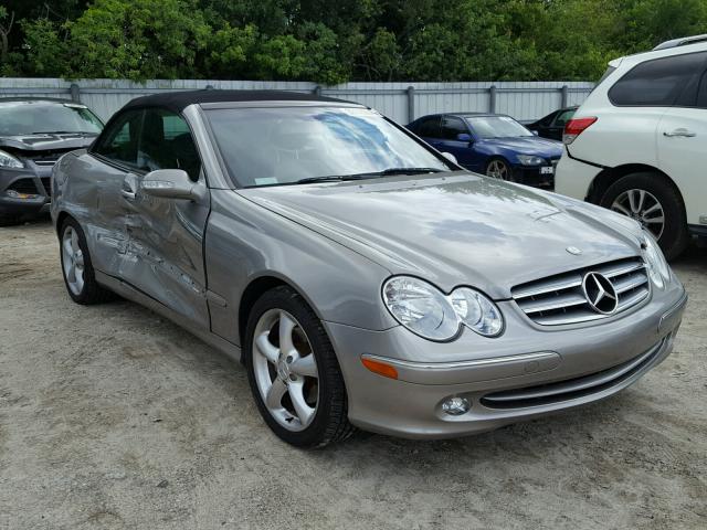 WDBTK65G05T042804 - 2005 MERCEDES-BENZ CLK 320 GRAY photo 1