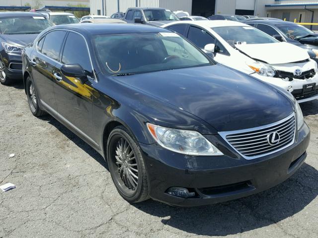 JTHGL46F475001897 - 2007 LEXUS LS 460L BLACK photo 1