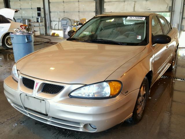 1G2NF52E44C210667 - 2004 PONTIAC GRAND AM S 金色 照片 2