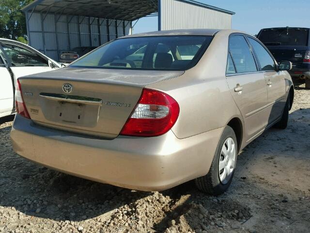 4T1BE32K33U647205 - 2003 TOYOTA CAMRY LE GOLD photo 4