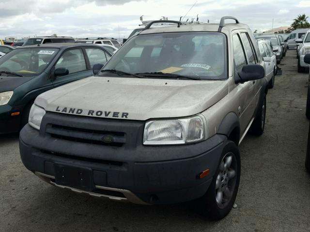 SALNY22202A222066 - 2002 LAND ROVER FREELANDER GOLD photo 2