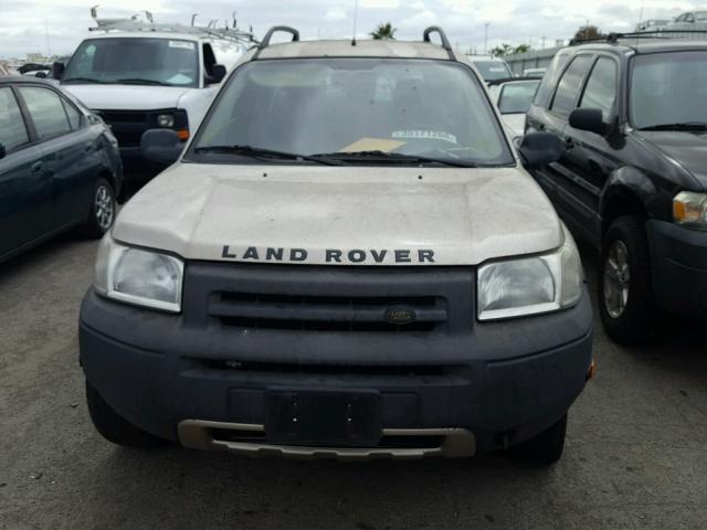 SALNY22202A222066 - 2002 LAND ROVER FREELANDER GOLD photo 9