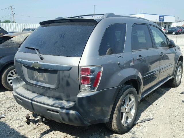 2CNDL63FX56146492 - 2005 CHEVROLET EQUINOX LT GRAY photo 4