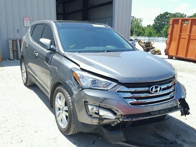 5XYZW3LA8DG031248 - 2013 HYUNDAI SANTA FE S GRAY photo 1