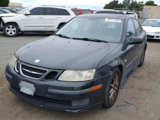 YS3FB49S741054243 - 2004 SAAB 9-3 LINEAR BLACK photo 2