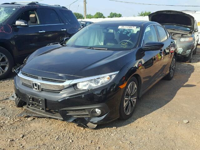 19XFC1F79GE214322 - 2016 HONDA CIVIC EXL BLACK photo 2