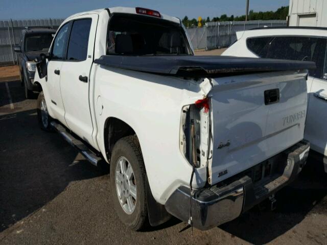 5TFDW5F12EX413131 - 2014 TOYOTA TUNDRA CRE WHITE photo 3