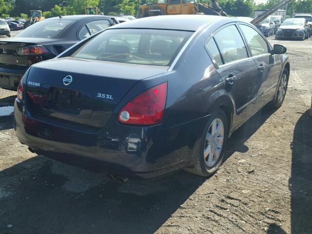 1N4BA41E85C837002 - 2005 NISSAN MAXIMA SE BLUE photo 4