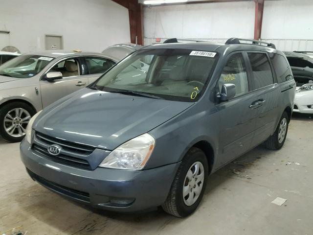 KNDMB233266038543 - 2006 KIA SEDONA EX GREEN photo 2