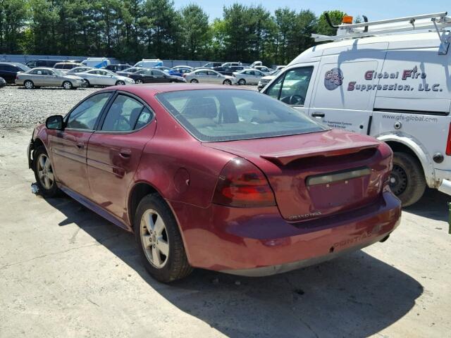 2G2WP552561110895 - 2006 PONTIAC GRAND PRIX MAROON photo 3