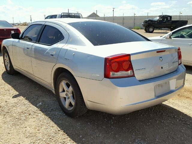 2B3CA4CDXAH316472 - 2010 DODGE CHARGER SILVER photo 3