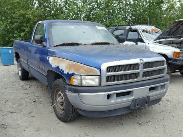 1B7HC16Y1RS532033 - 1994 DODGE RAM 1500 BLUE photo 1