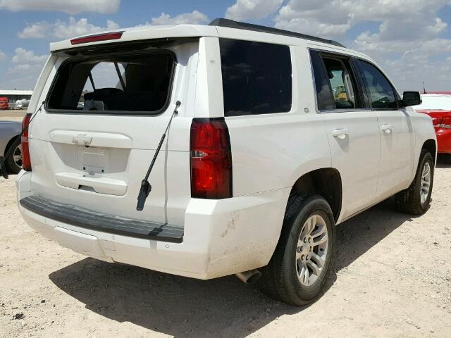 1GNSKBKC6GR231181 - 2016 CHEVROLET TAHOE K150 WHITE photo 4