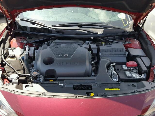 1N4AA6AP3HC407956 - 2017 NISSAN MAXIMA RED photo 7