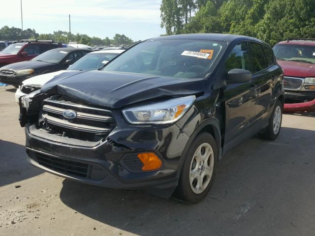 1FMCU0F77HUA57432 - 2017 FORD ESCAPE S BLACK photo 2