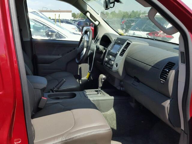 1N6AD0EV5HN721424 - 2017 NISSAN FRONTIER RED photo 5