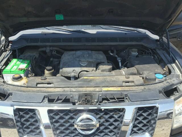 1N6BA07D58N336608 - 2008 NISSAN TITAN XE BLACK photo 7