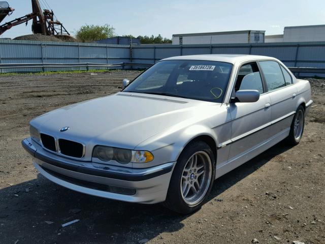 WBAGH83481DP26216 - 2001 BMW 740 IL Plata foto 2