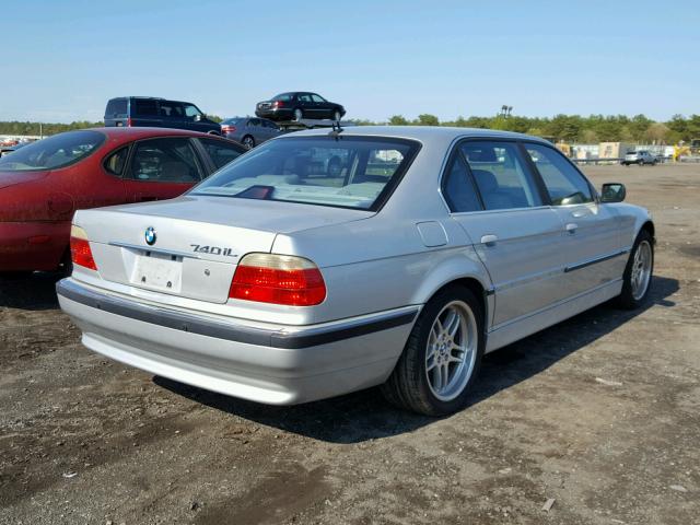 WBAGH83481DP26216 - 2001 BMW 740 IL SILVER photo 4