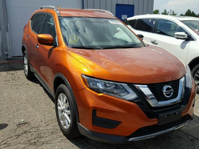 5N1AT2MVXHC737953 - 2017 NISSAN ROGUE ORANGE photo 1