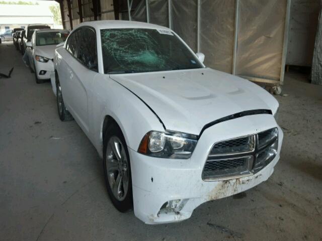 2C3CDXBG8EH204671 - 2014 DODGE CHARGER SE WHITE photo 1