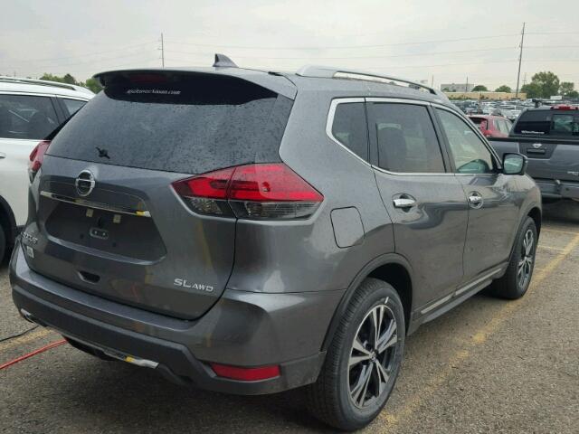 5N1AT2MV3HC763696 - 2017 NISSAN ROGUE CHARCOAL photo 4