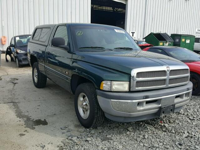 1B7HC16Y31S189715 - 2001 DODGE RAM 1500 GREEN photo 1