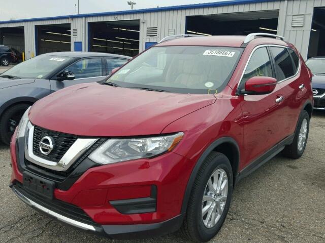 JN8AT2MVXHW260089 - 2017 NISSAN ROGUE RED photo 2