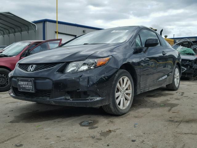 2HGFG3B17CH541268 - 2012 HONDA CIVIC EXL შავი ფოტო 2