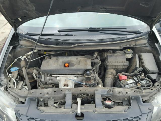 2HGFG3B17CH541268 - 2012 HONDA CIVIC EXL შავი ფოტო 7