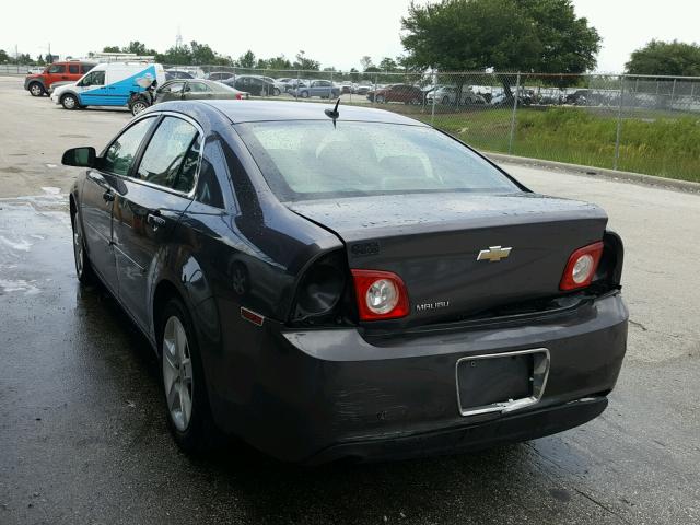 1G1ZA5EB8A4161775 - 2010 CHEVROLET MALIBU LS GRAY photo 3