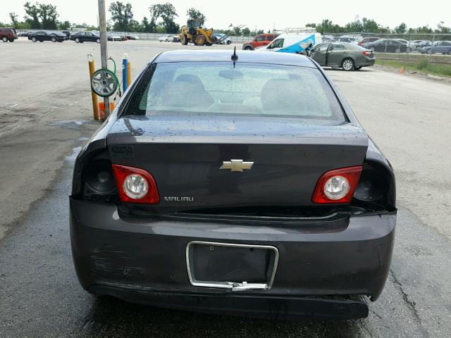 1G1ZA5EB8A4161775 - 2010 CHEVROLET MALIBU LS GRAY photo 9