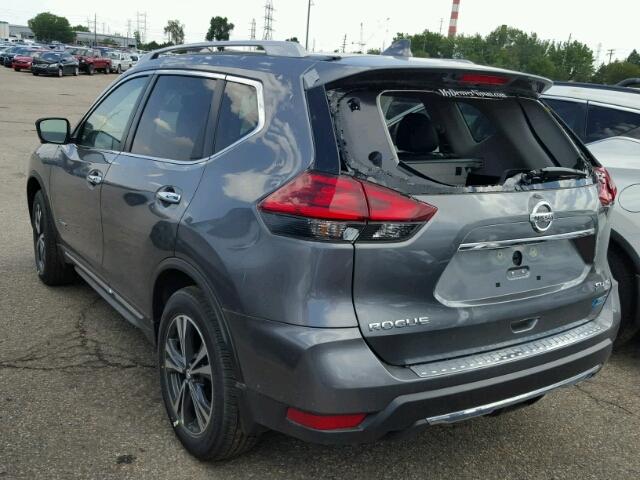 5N1ET2MV8HC777630 - 2017 NISSAN ROGUE SV H CHARCOAL photo 3