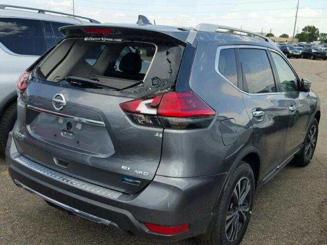 5N1ET2MV8HC777630 - 2017 NISSAN ROGUE SV H CHARCOAL photo 4