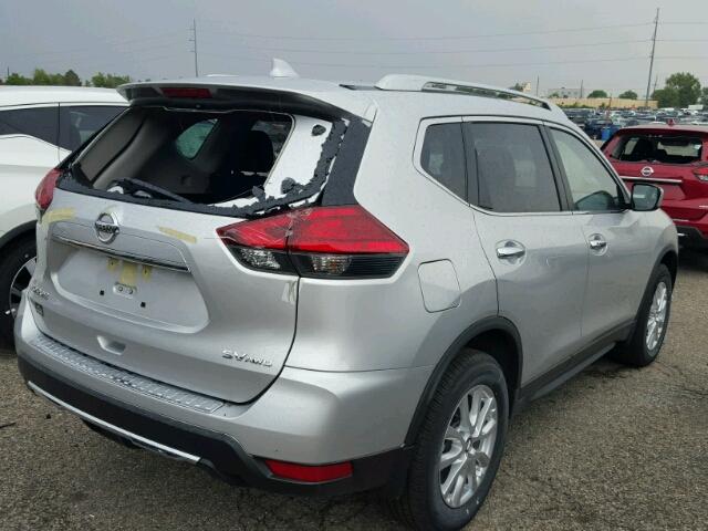 JN8AT2MV5HW264616 - 2017 NISSAN ROGUE SILVER photo 4