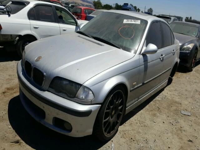 WBAAM533XXKG05119 - 1999 BMW 328I SILVER photo 2