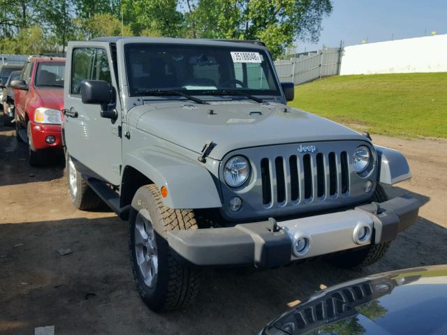 1C4AJWBG2FL621276 - 2015 JEEP WRANGLER S 蓝色 照片 1