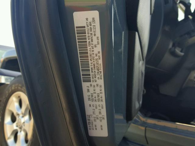 1C4AJWBG2FL621276 - 2015 JEEP WRANGLER S 蓝色 照片 10