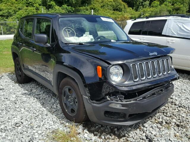 ZACCJAAB6HPE71558 - 2017 JEEP RENEGADE S BLACK photo 1