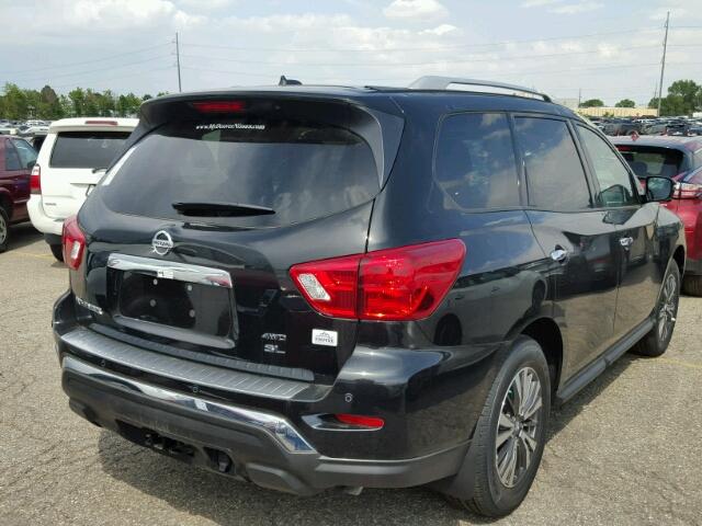 5N1DR2MM1HC679251 - 2017 NISSAN PATHFINDER BLACK photo 4