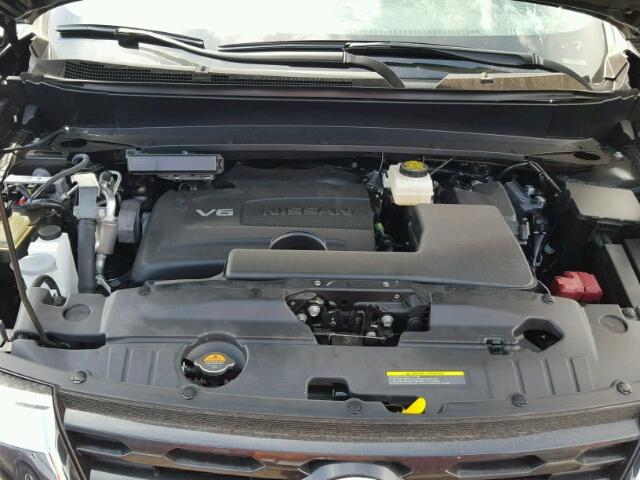 5N1DR2MM1HC679251 - 2017 NISSAN PATHFINDER BLACK photo 7