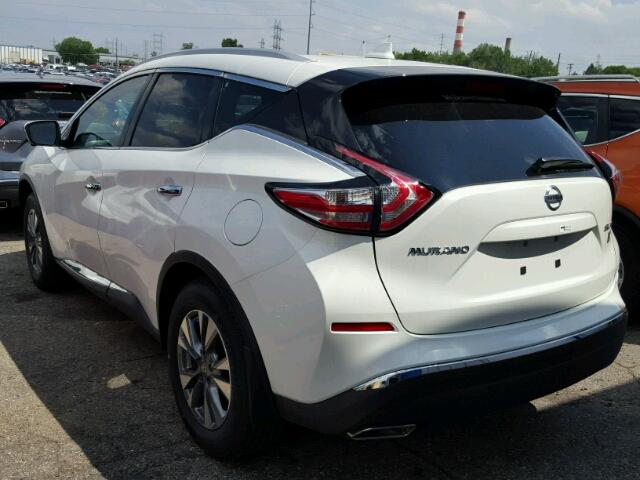 5N1AZ2MH0HN144471 - 2017 NISSAN MURANO WHITE photo 3