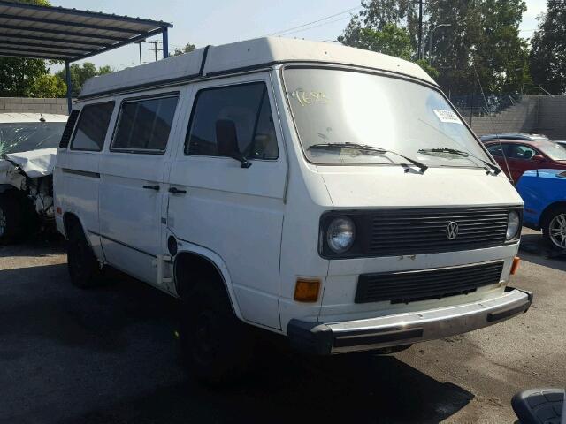 WV2ZB025XFH072054 - 1985 VOLKSWAGEN VANAGON CA WHITE photo 1