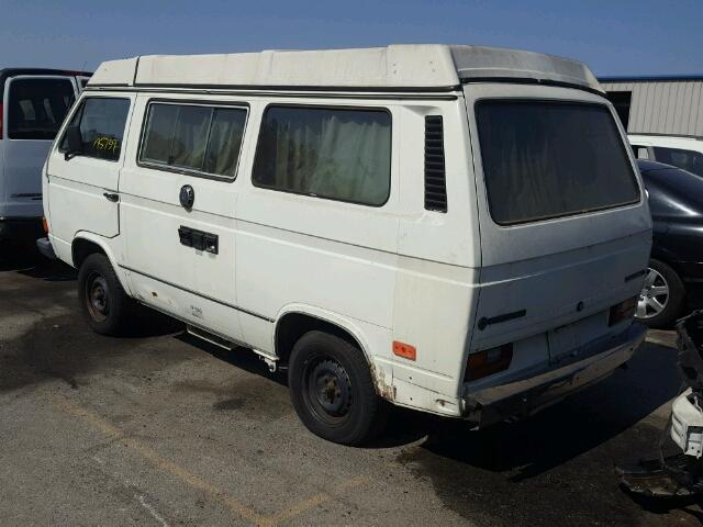 WV2ZB025XFH072054 - 1985 VOLKSWAGEN VANAGON CA WHITE photo 3