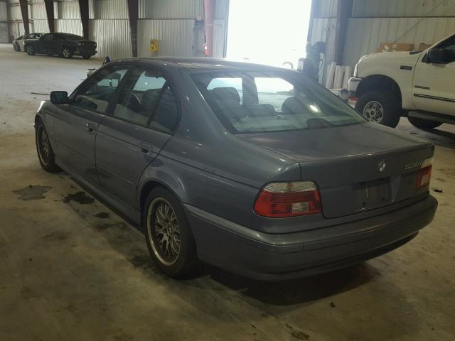 WBADT63481CF11952 - 2001 BMW 530 I AUTO BLUE photo 3