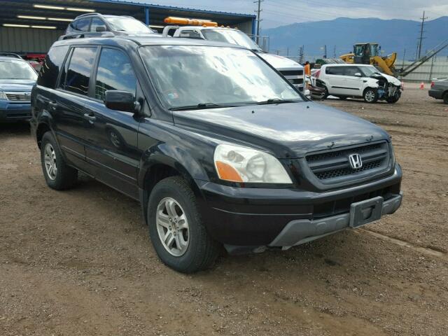 2HKYF18653H551564 - 2003 HONDA PILOT EXL CHARCOAL photo 1