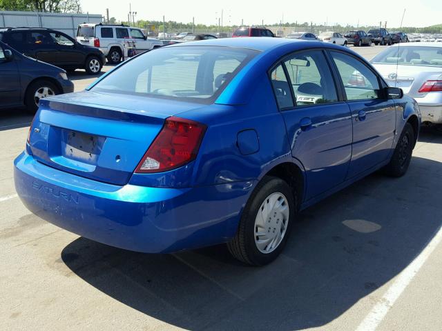 1G8AJ52F94Z106684 - 2004 SATURN ION LEVEL ლურჯი ფოტო 4