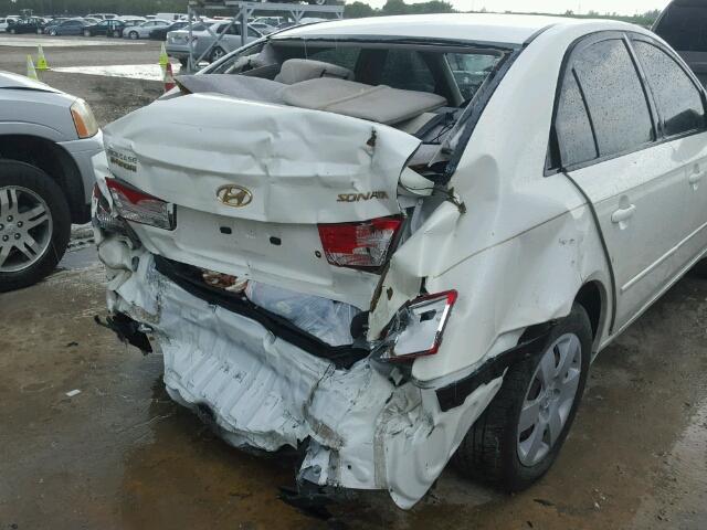 KMHET46C46A079564 - 2006 HYUNDAI SONATA GL WHITE photo 10