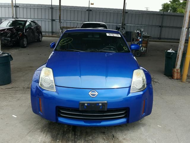 JN1AZ34E26M354124 - 2006 NISSAN 350Z COUPE BLUE photo 9