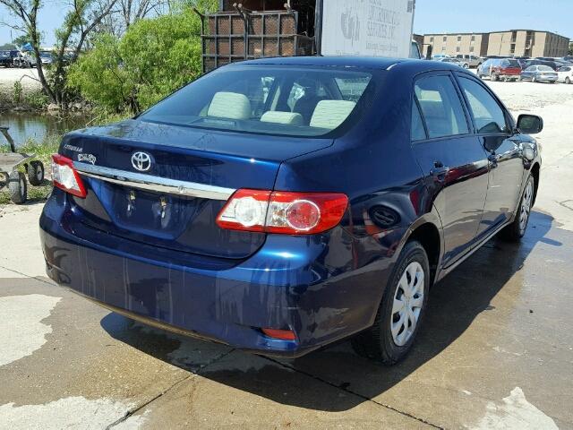 5YFBU4EE0CP038802 - 2012 TOYOTA COROLLA BA BLUE photo 4